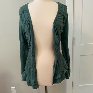 Theme Green Cardigan